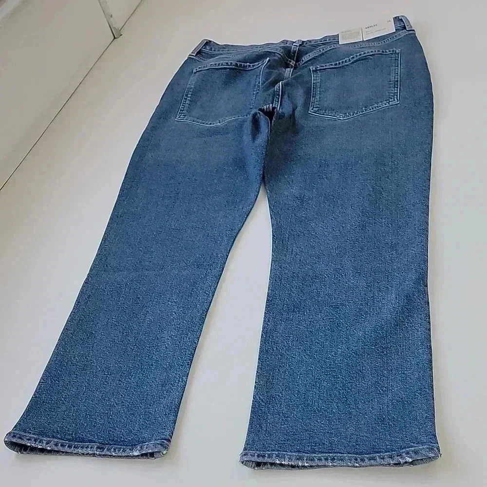 Agolde Riley High Rise Straight Crop Jeans *Transfer* - Picture 9 of 9